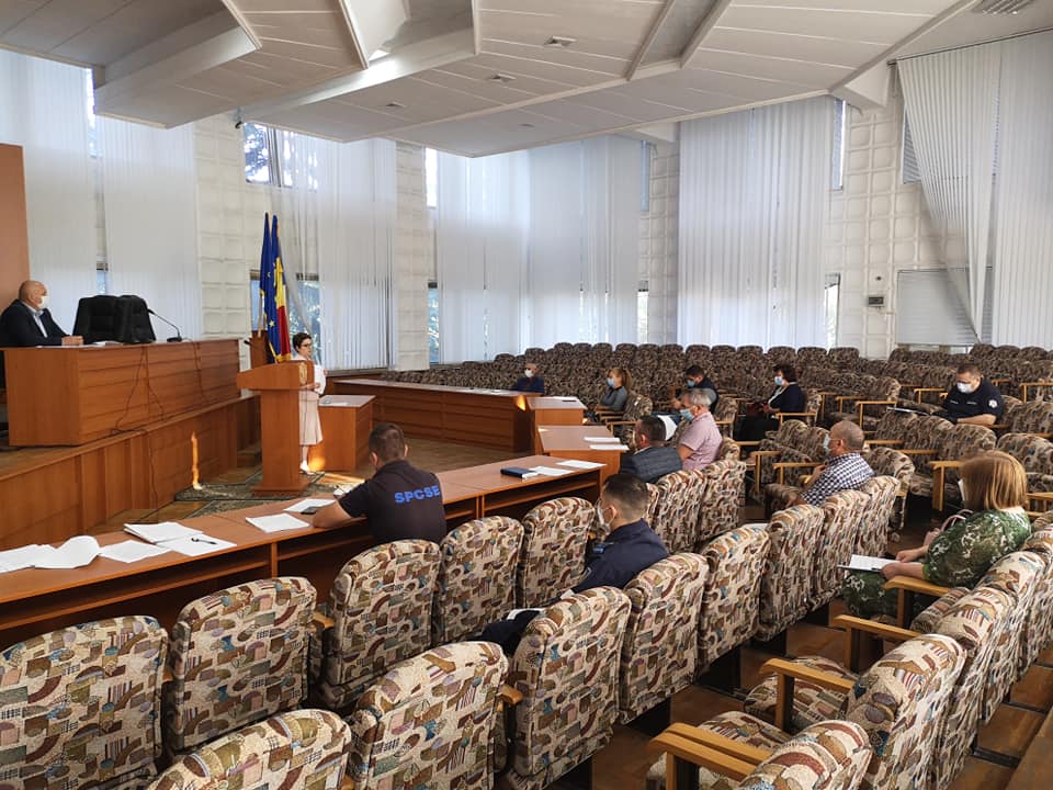 Ședința ordinară a Comisiei pentru Situații Excepționale a raionului Nisporeni.