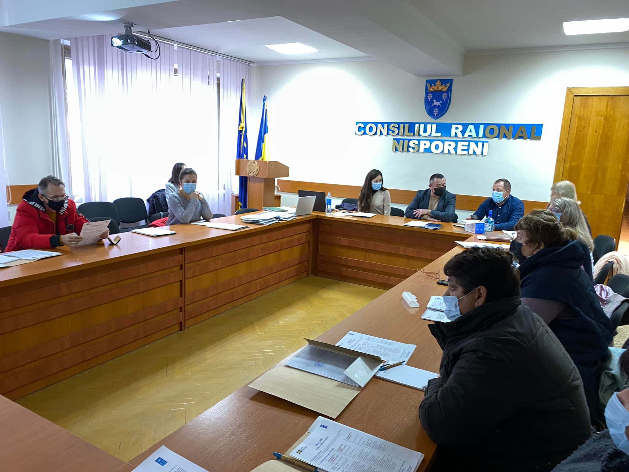 Evenimentul de lansare a Programului de granturi pentru femeile cu activitate economică în gospodării casnice din raionul Nisporeni.