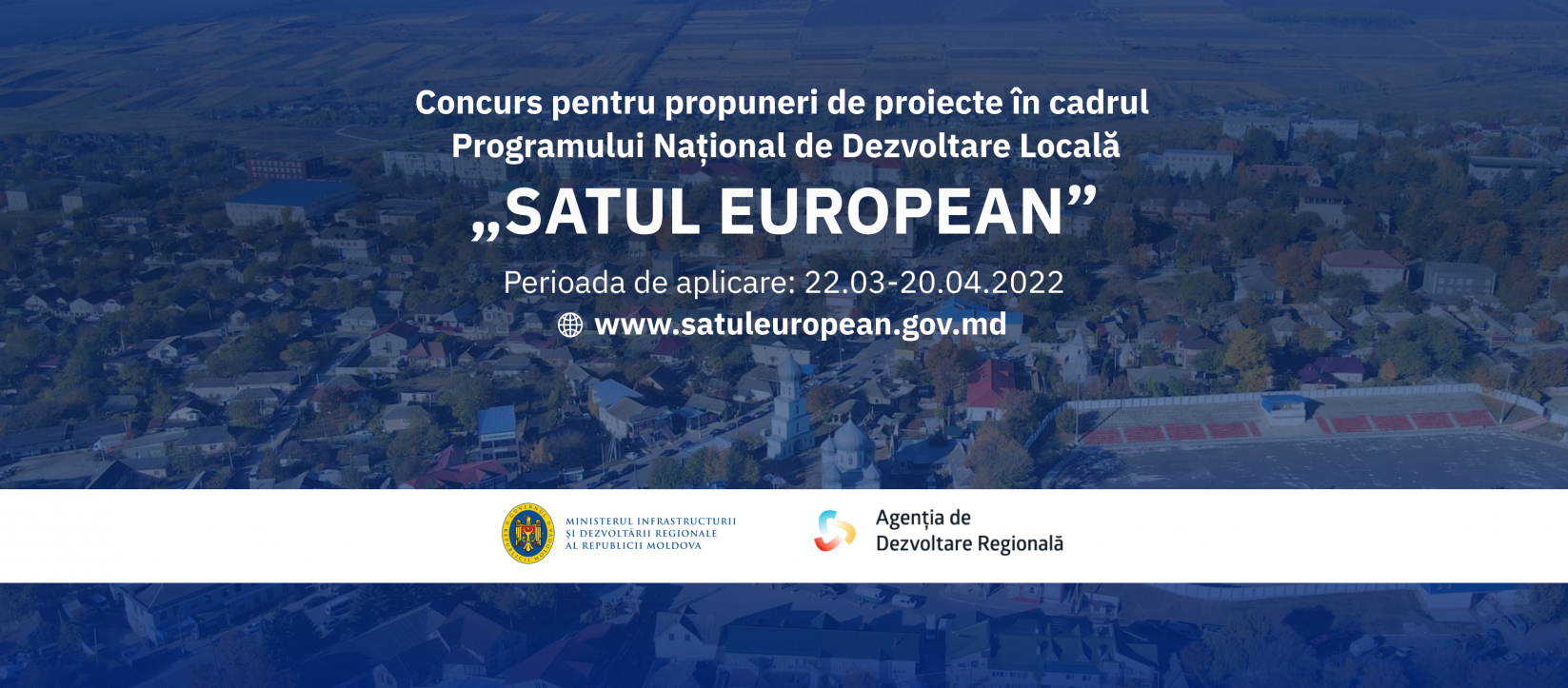 Start Concursului de propuneri de proiecte în cadrul Programului național de dezvoltare locală „Satul European”
