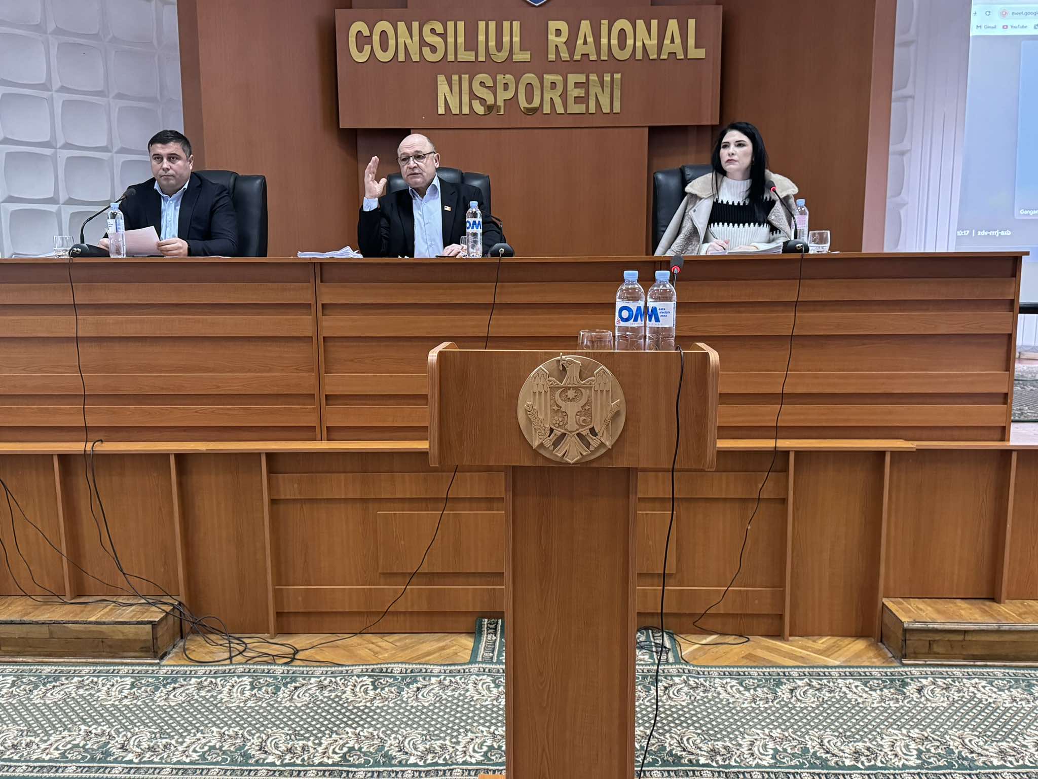 Şedința ordinară a Consiliului raional Nisporeni din 19.12.2024