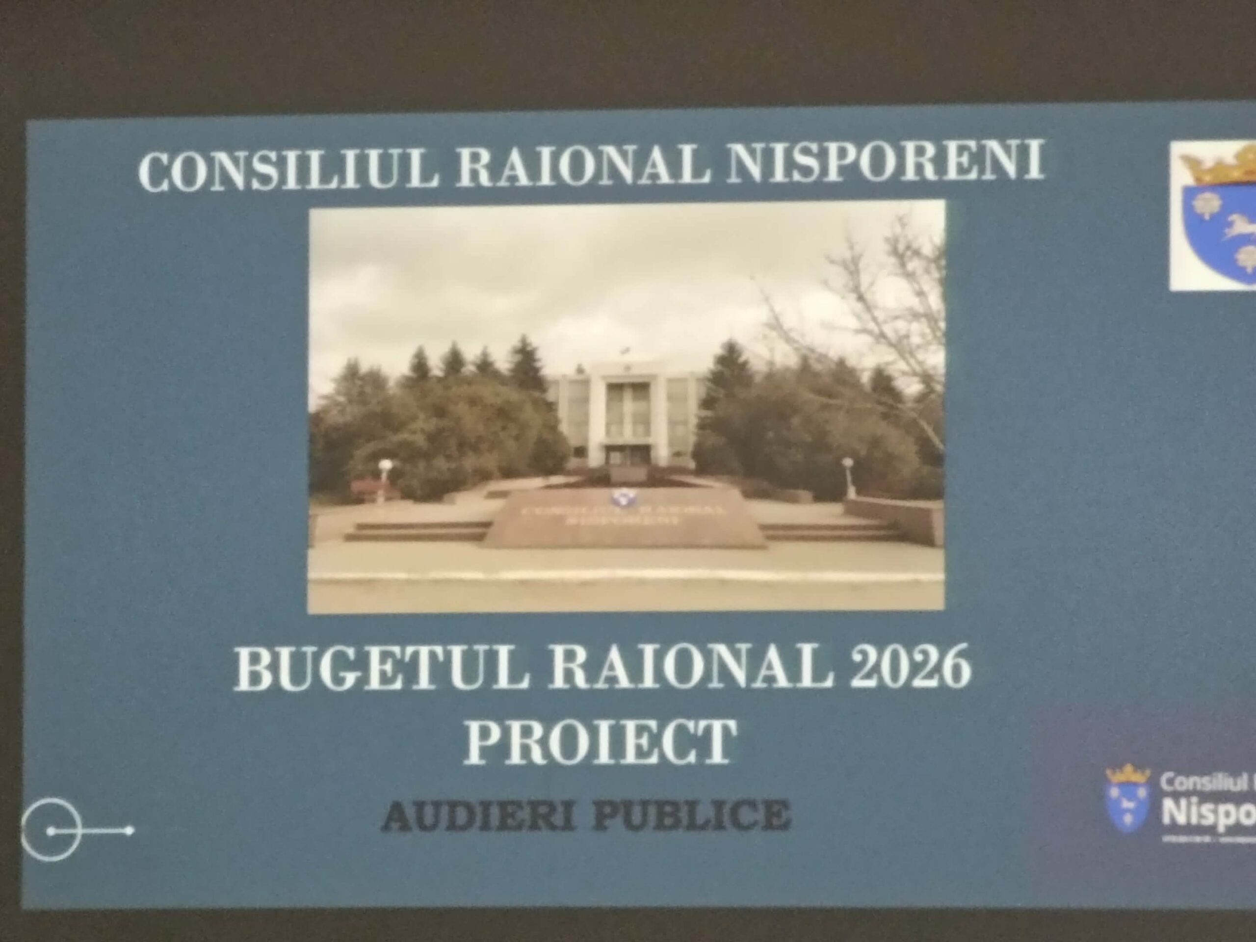 Ședință de consultare publică  asupra proiectului bugetului raional pentru anul 2026