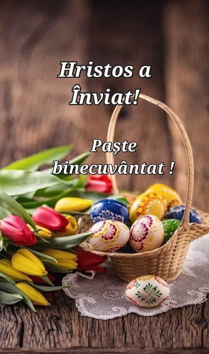 Mesaj de felicitare cu prilejul Sfintelor Sărbători de Paște